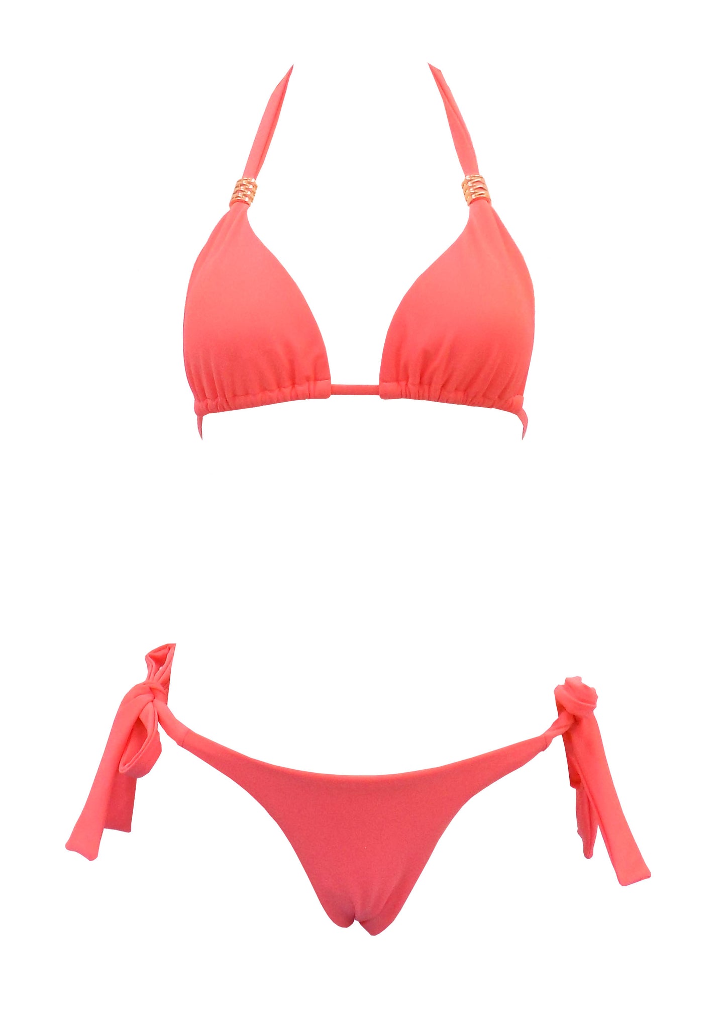 TWO-PIECE SWIMSUIT - CORAL