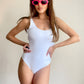 ONE-PIECE SWIMSUIT - WHITE