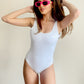 ONE-PIECE SWIMSUIT - WHITE